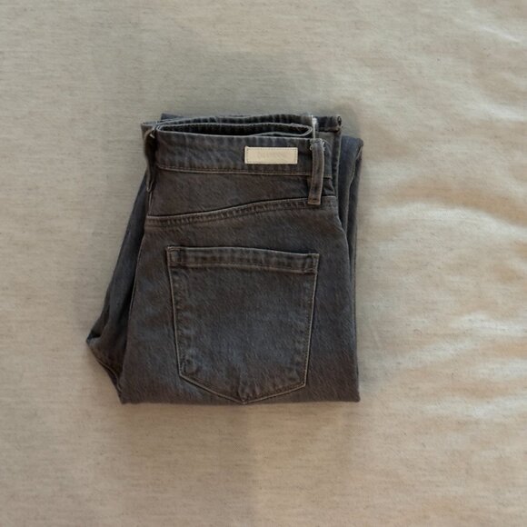 Blank NYC Jeans | Size 27 | Gray Straight Leg Denim With Slit - High Rise Jeans - Picture 8 of 11